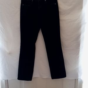 Levi 505 black straight leg jeans